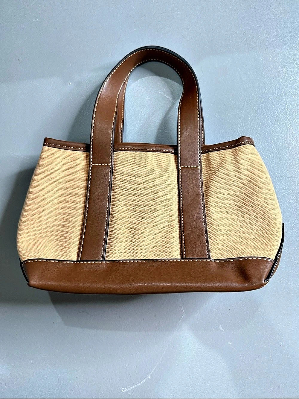Stoney Clover Canvas Tote in Brown & Tan